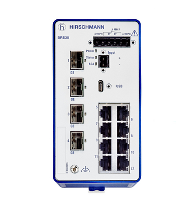 Hirschmann赫斯曼交换机 BRS30-8TX/4SFP