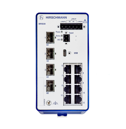 HIRSCHMANN 赫斯曼交换机 BRS30-8TX/4SFP-EEC